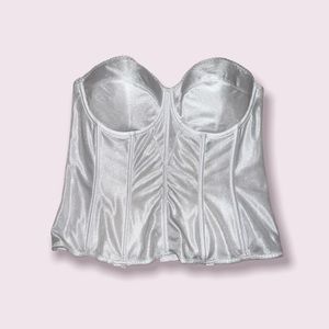 White Bustier/Corset top